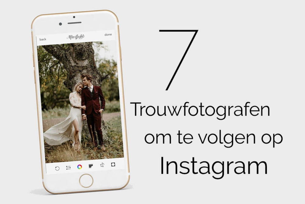 7 trouwfotografen om te volgen op Instagram