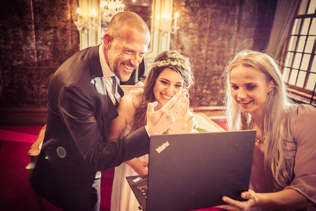 Zoom online wedding in Den Bosch