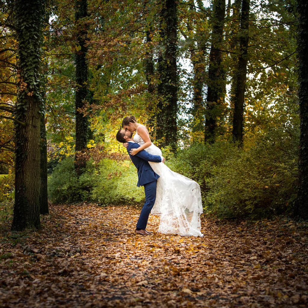 Trouwen in de herfst fotografie